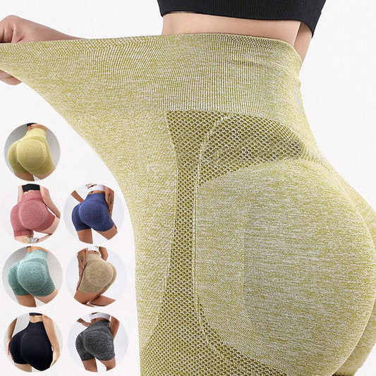 Cheky - Fitness Yoga Shorts Pants Butt Lifting Seamless Leggings Women Gym