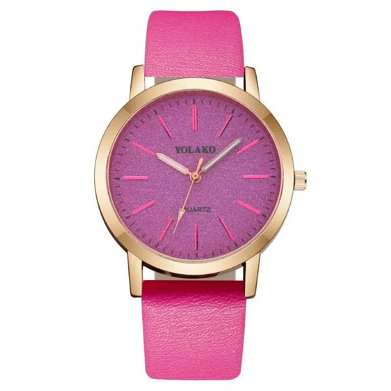 Cheky - Women's Watches Brand Luxury Fashion Ladies Watch Leather Watch Women Female Quartz Wristwatches Montre Femme reloj mujer