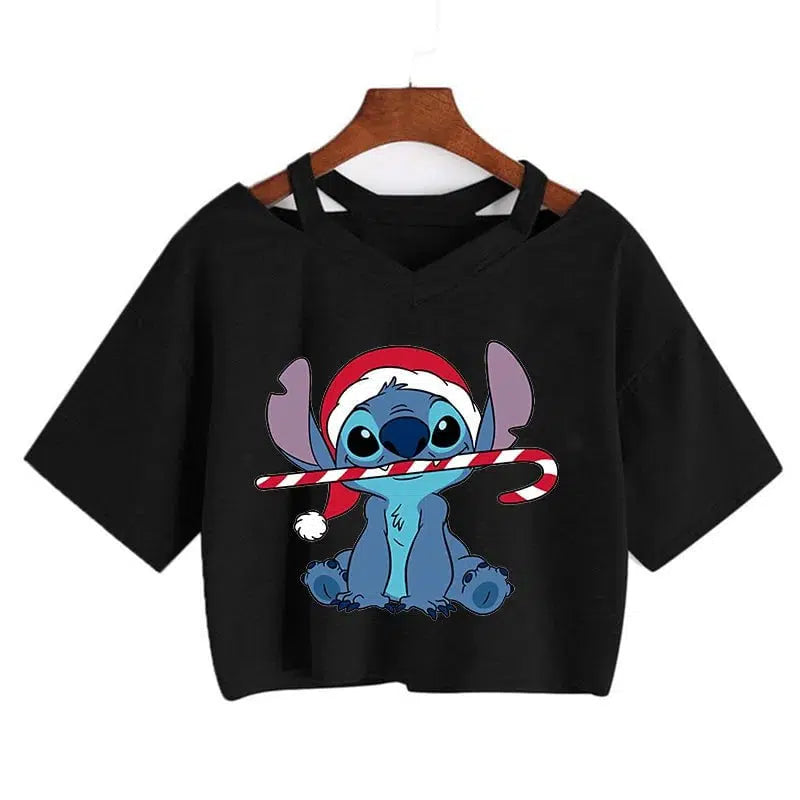 Cheky - Stitch Manga Crop Top