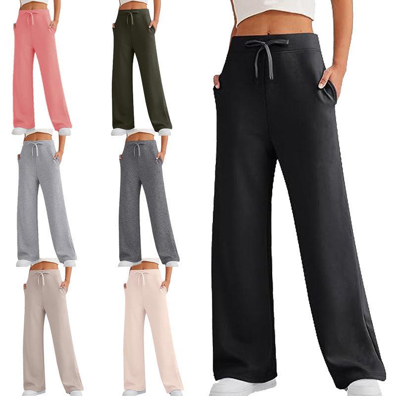 Cheky - Women's Autumn Leisure Loose Wide-leg Pants