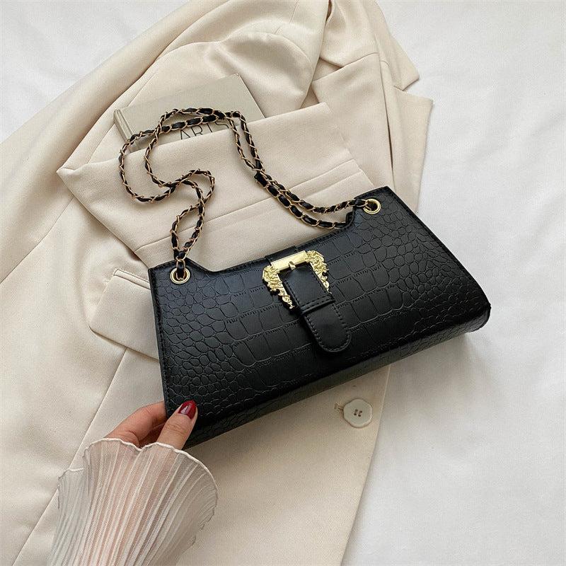 Cheky - Women's Fashion Simple Chain Fashion Bag Shoulder Bag Casual Trend Crossbody Small Square Bag