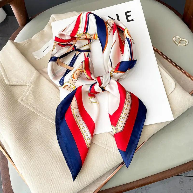 Cheky - Fashion Pattern Silk Scarf Spring And Autum