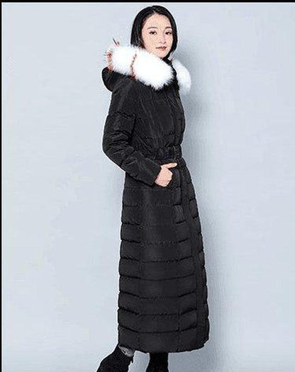 Cheky - Fur collar down jacket