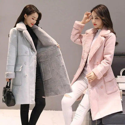 Cheky - Lamb wool coat women