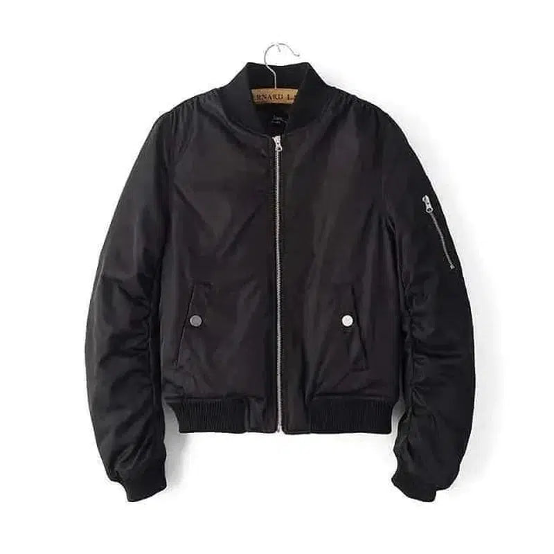 Cheky - Stand collar flight jacket