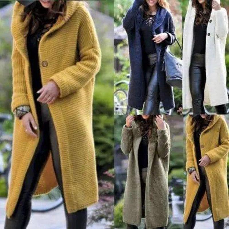 Cheky - NEW Women's Baggy Cardigan Coat Tops Ladies Chunky Knitted