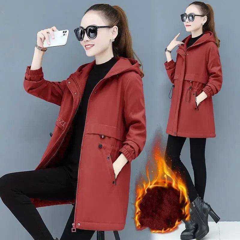 Cheky - Plus velvet padded ladies jacket