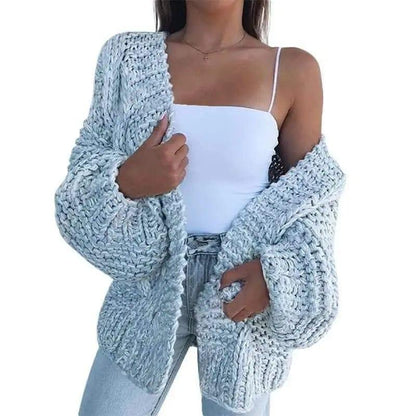 Cheky - Thick sweater cardigan