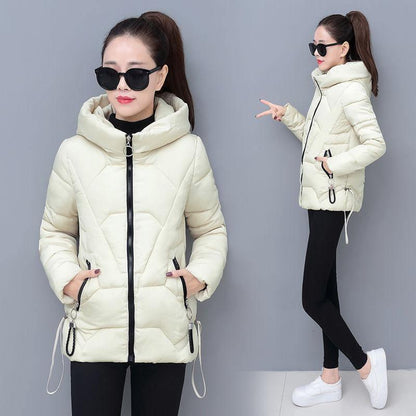 Cheky - Winter New Style Cotton Jacket Women Short