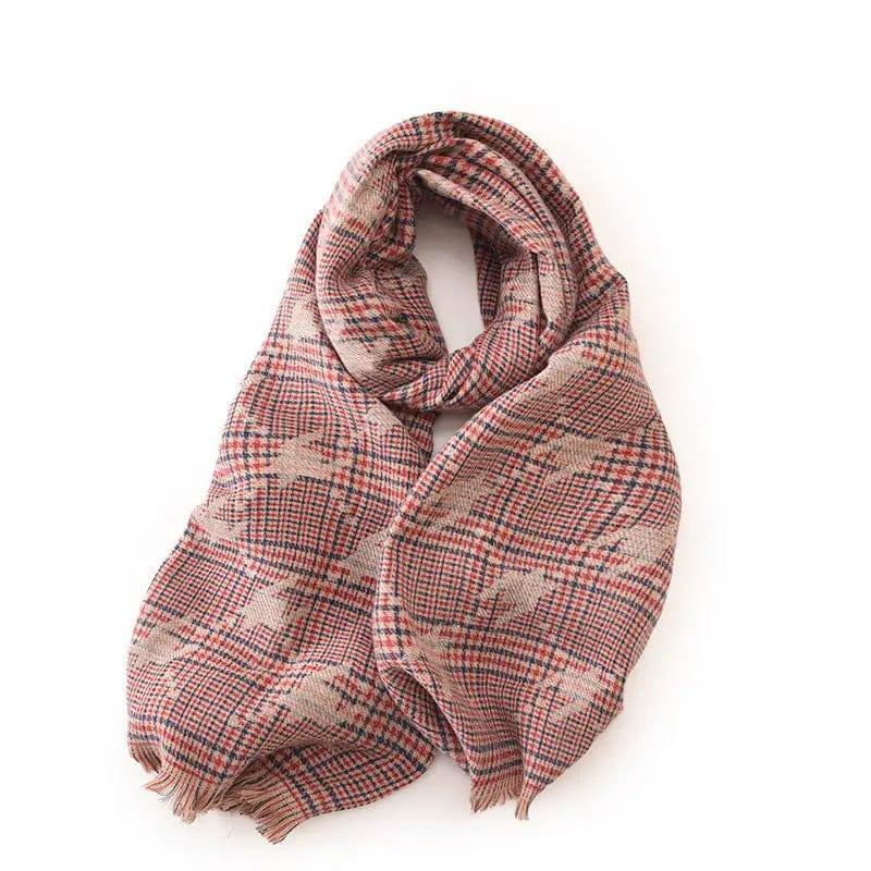 Cheky - Women's Fashion Printed Houndstooth Warm Scarf